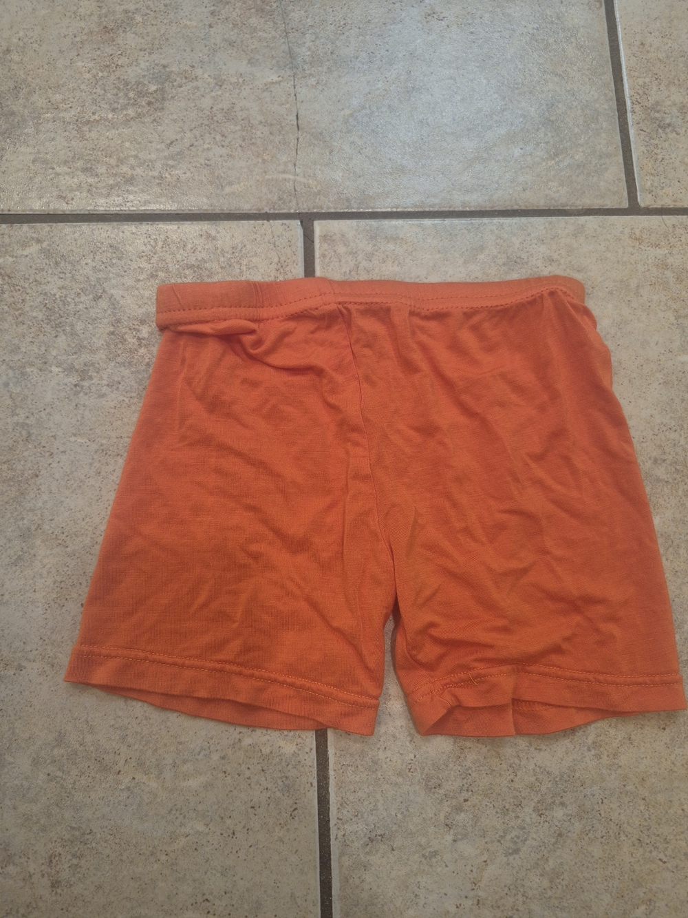 Boys  Orange Cotton Shorts